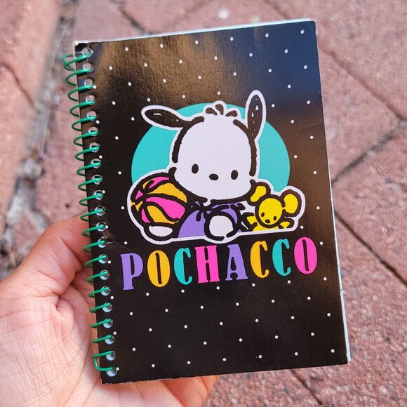 Other - Vintage authentic 1990s Y2K SANRIO Pochacco dog Hello Kitty spiral notebook